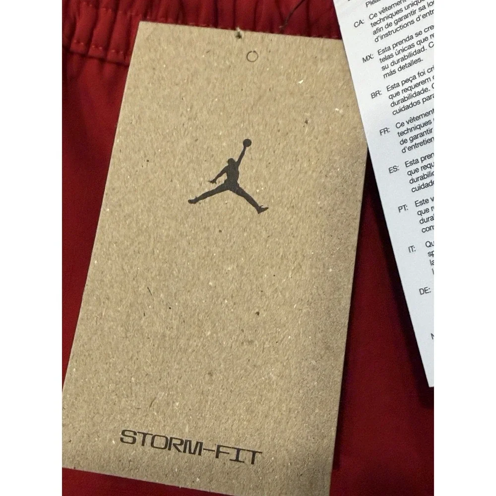 Air Jordan Wings Track Pants Red HV0083-659 Mens Small NWT